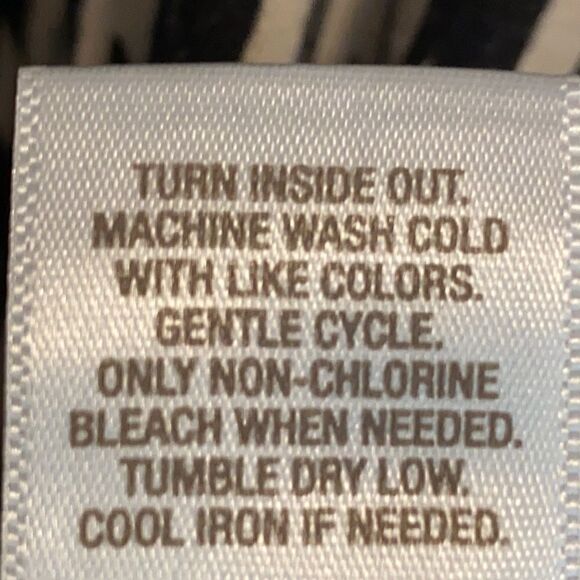 cB Established 1962 pattern pintuck black & ecru L - Picture 7 of 8